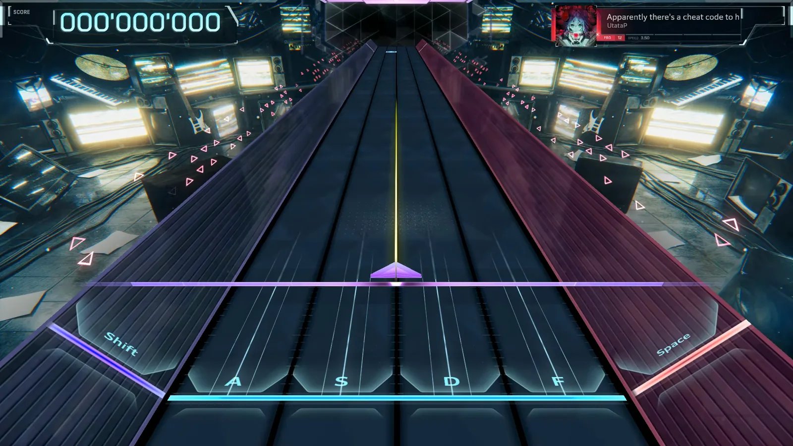In Falsus FBD 12 highway for Apparently there's a cheat code to happiness standing empty at 000'000'000 with SPEED 5.80