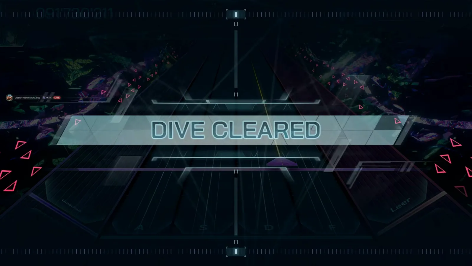 DIVE CLEARED バナー DIVE CLEARED バナー。インファルサス Chaoticism Legacy ULT 10 初見プレイがリトライなしでクリアを確定