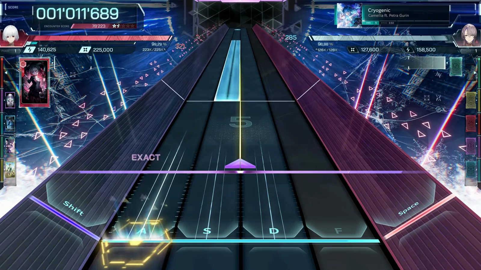 First EXACT posting on Cryogenic EVO 5 in In Falsus as the HUD cracks from zero to 001'011'689