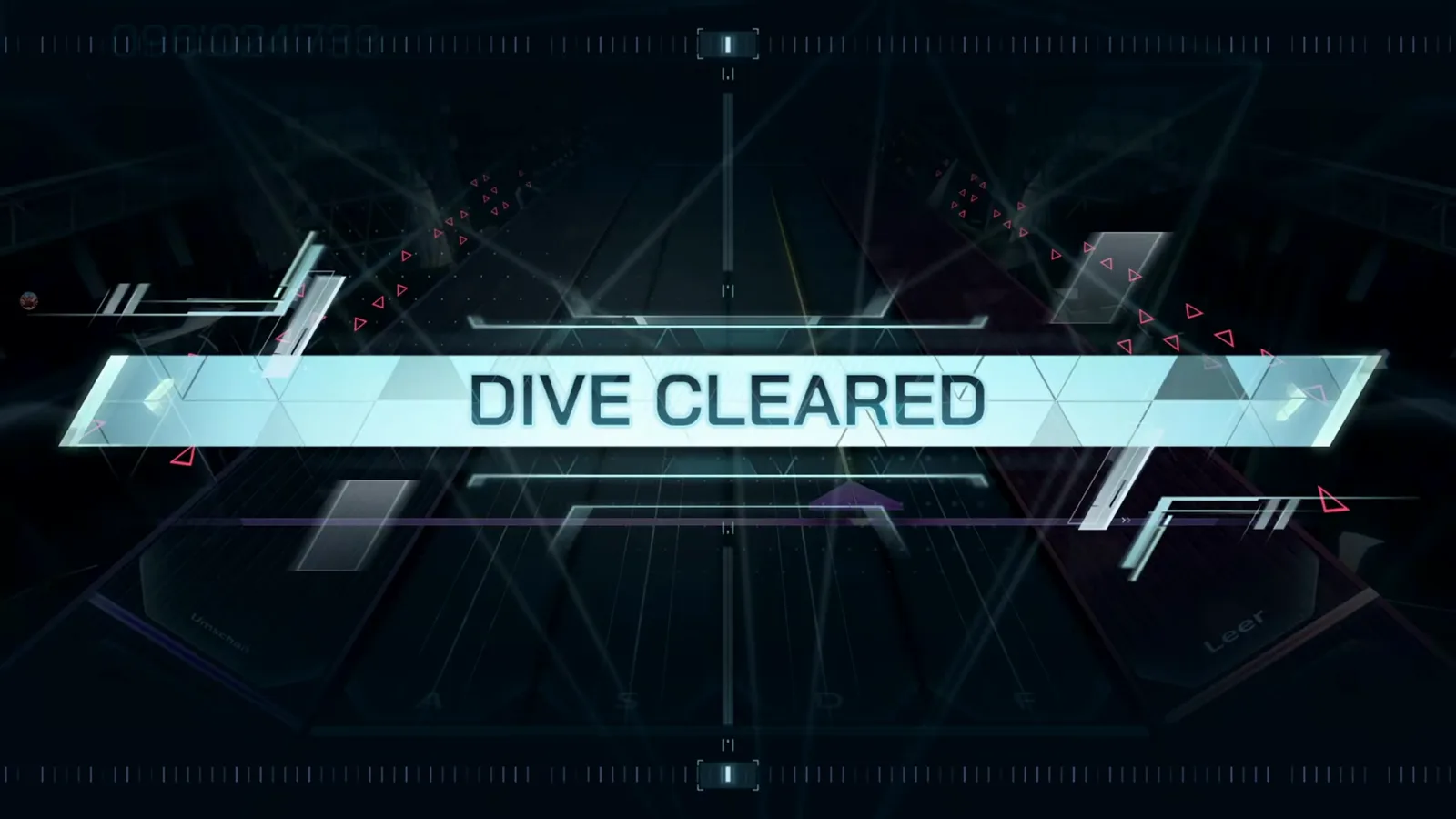Destr0yer ULT 9 사이트리드가 끝까지 살아남은 뒤 DIVE CLEARED 배너가 어두워진 인 폴서스 필드 위에 눕는다