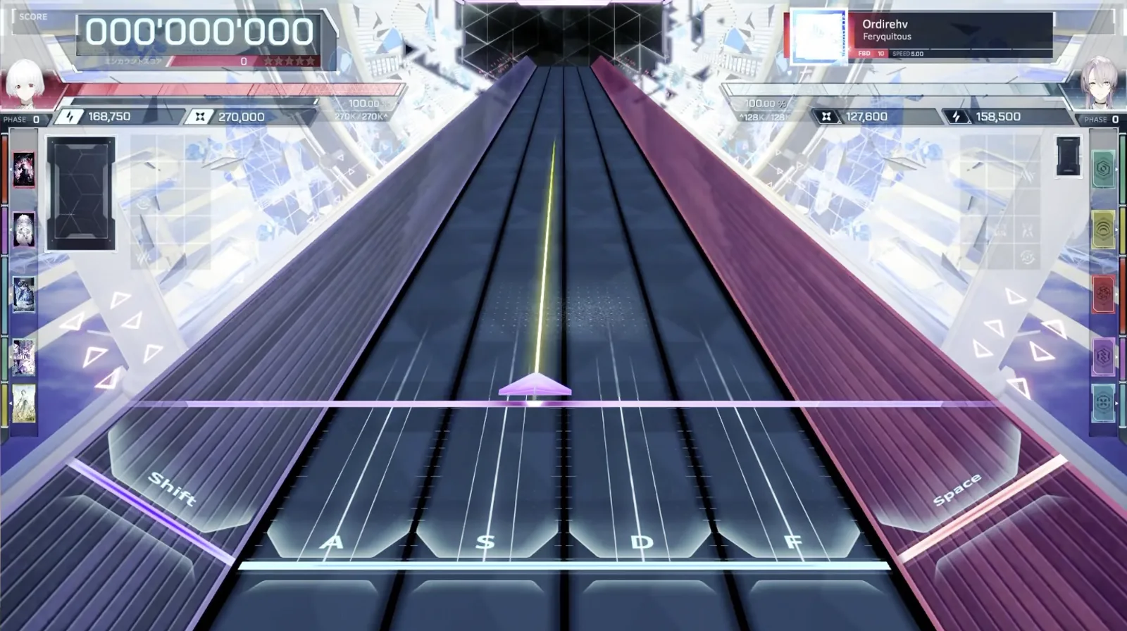 Highway staged at zero In Falsus Ordirehv FBD 10 highway staged at 000'000'000 with the FBD 10 chip and SPEED 5.00 on the song panel