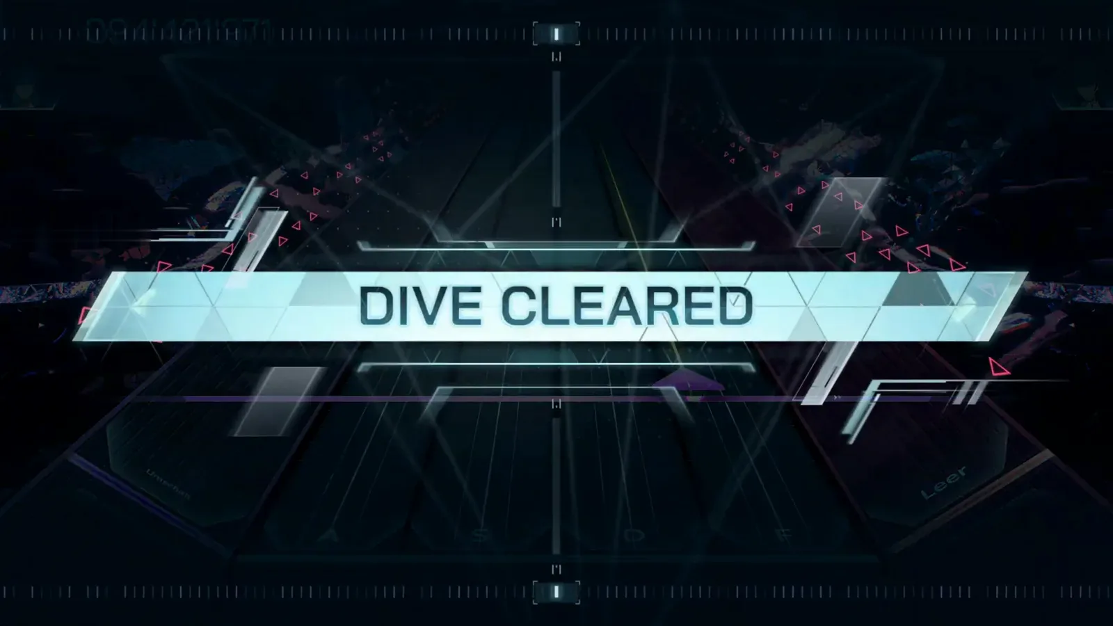 DIVE CLEARED In Falsus DIVE CLEARED banner stretching across the Self-confrontatioN highway after the final note freezes the score at 094'421'971