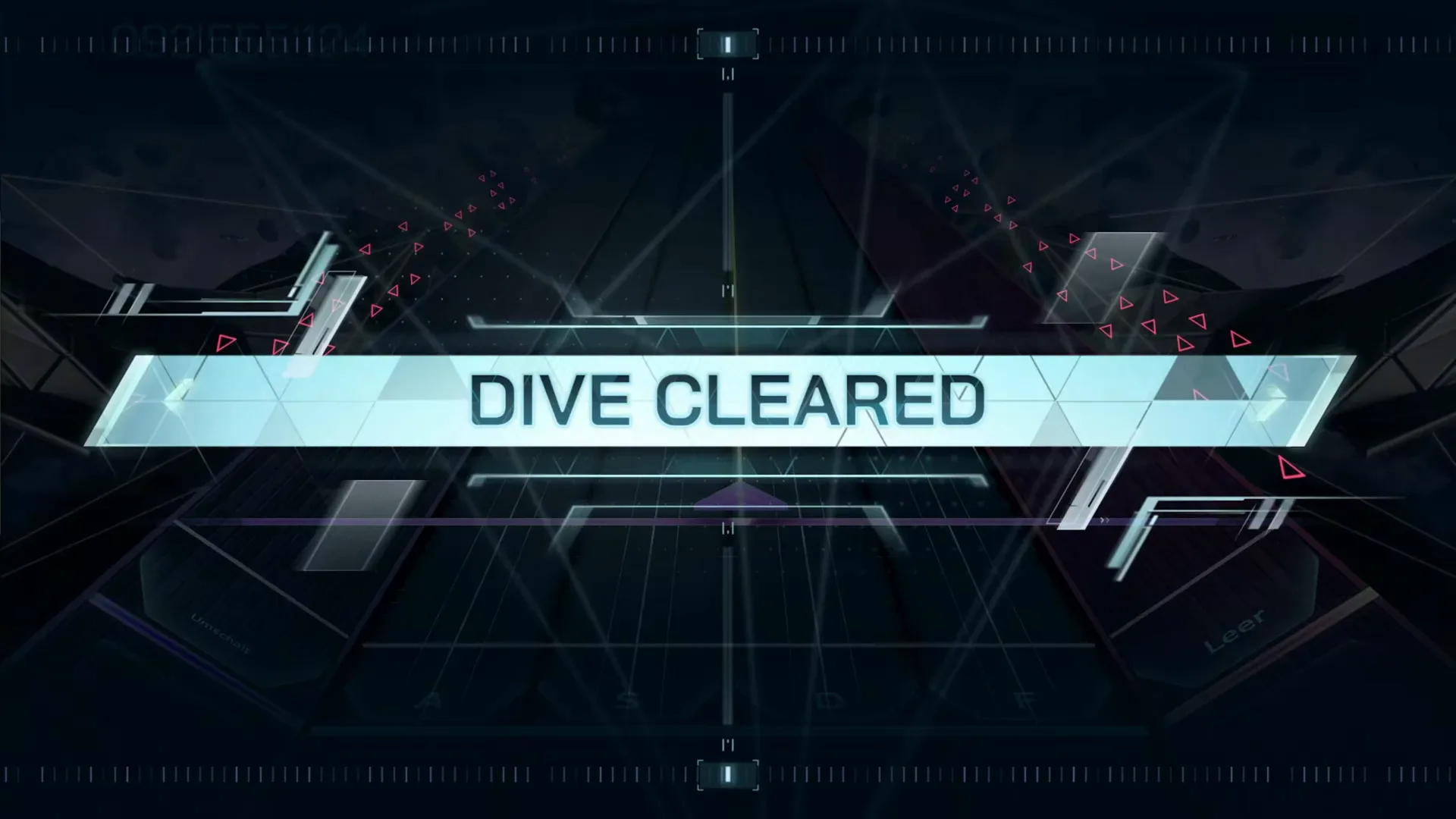 In Falsus『Trajectory of Hope』ULT 10初見クリア：空になったレーン画面にDIVE CLEAREDバナー、リトライなしの完走