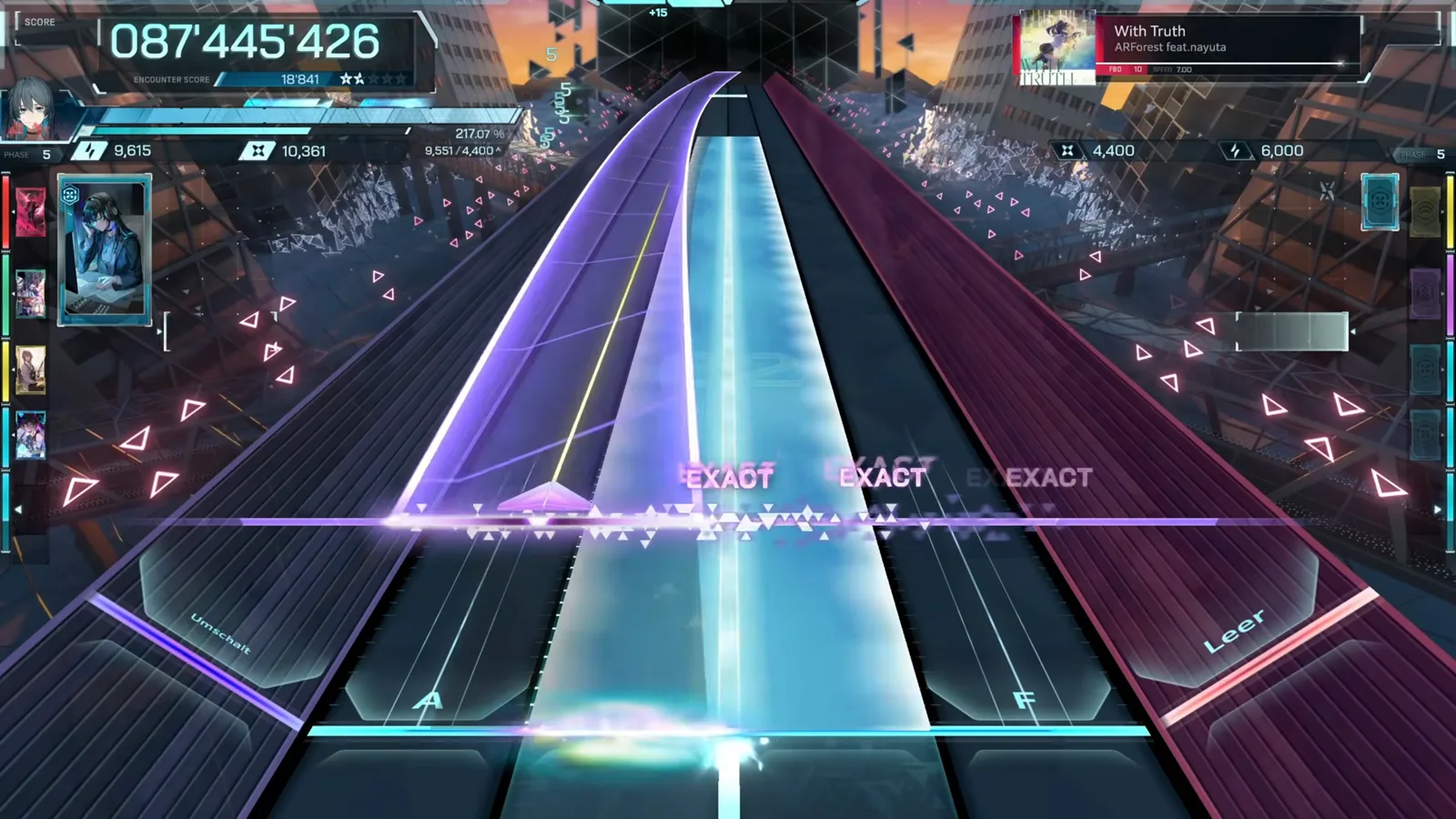 Twin slabs in the endgame Twin slabs close the endgame in In Falsus With Truth FBD 10, a three-strong EXACT row between them, 087'445'426