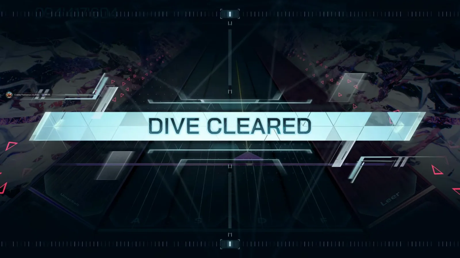 DIVE CLEARED 배너로 마무리되는 In Falsus World Ender ULT 10 재시도 없는 초견 플레이